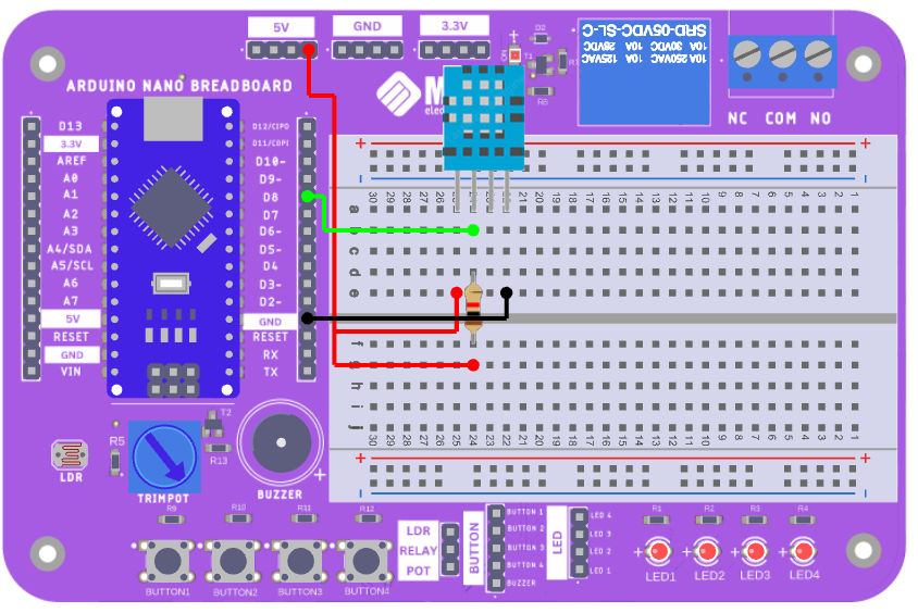 Placa sensor de humedad