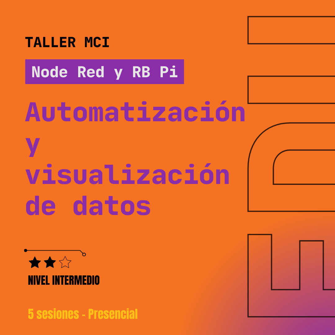 Automatización y visualización de datos con Node Red y RB Pi