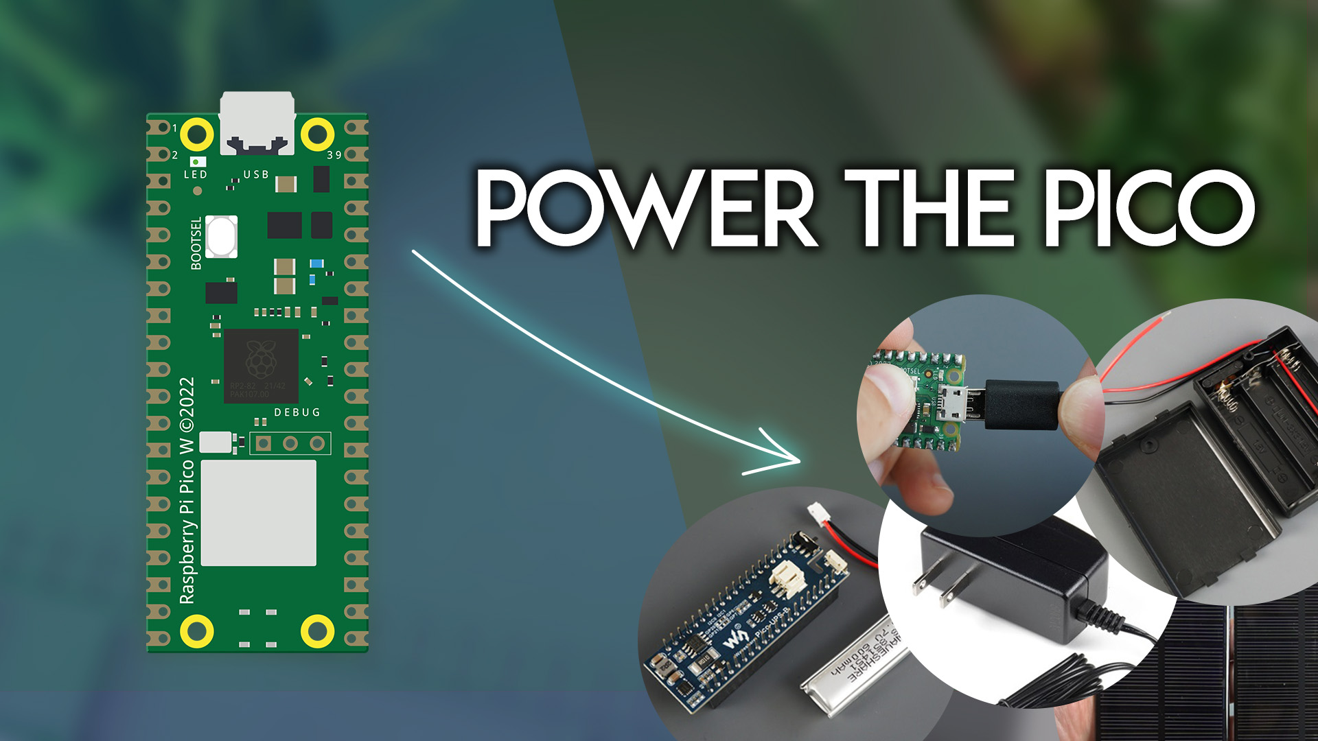 ¿Cómo alimentar la Raspberry Pi Pico? 6 maneras diferentes