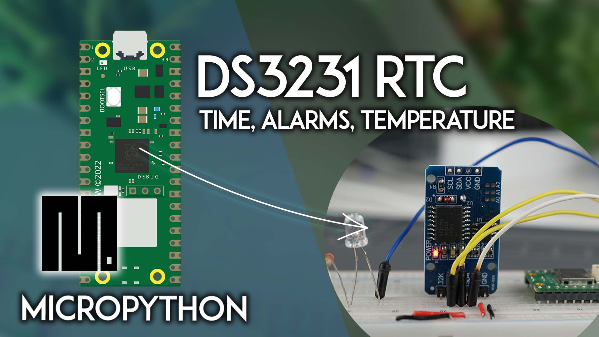 Reloj en tiempo real con Raspberry Pi Pico y MicroPython