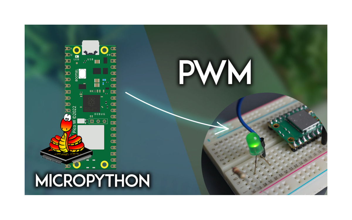 Raspberry Pi Pico: Atenuación de un LED mediante PWM (MicroPython)