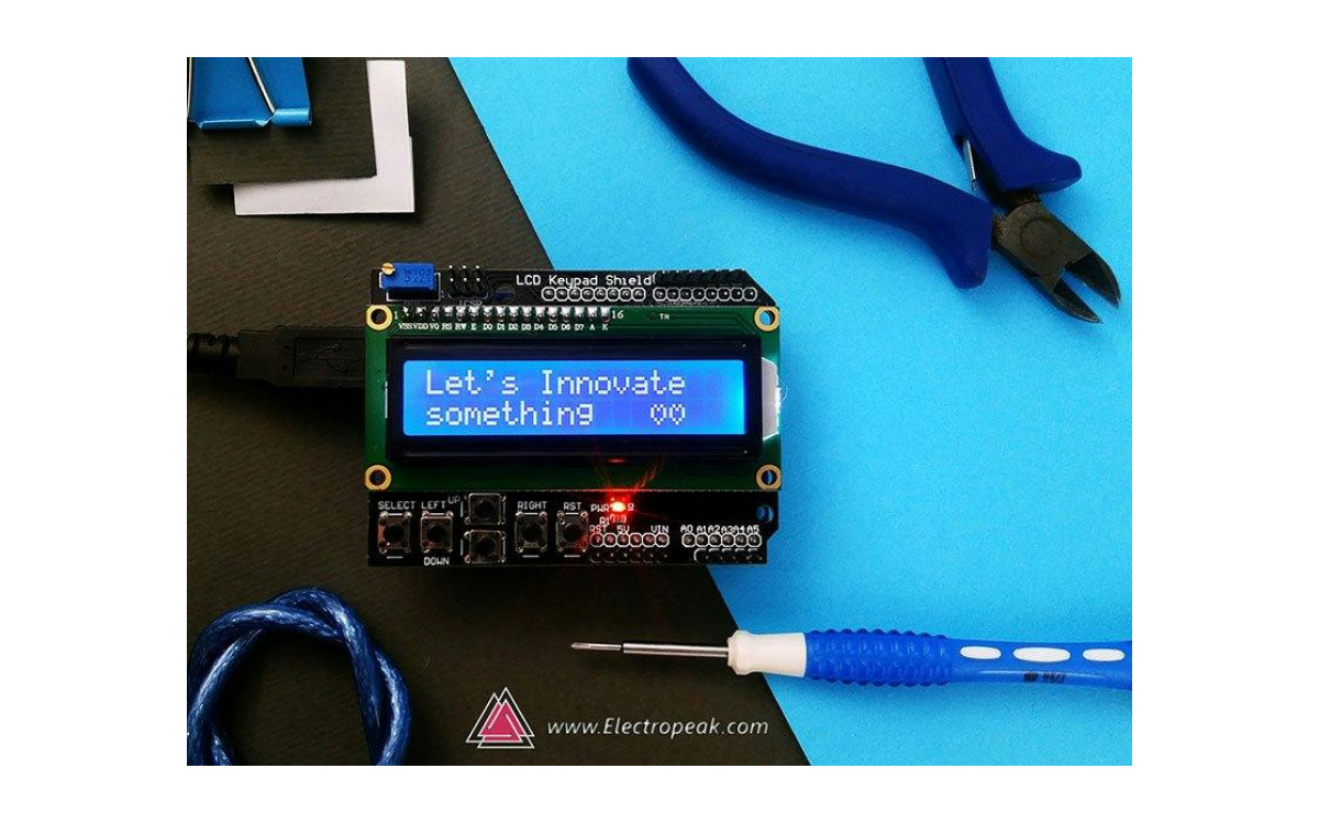 Usando un Shield LCD keypad con Arduino
