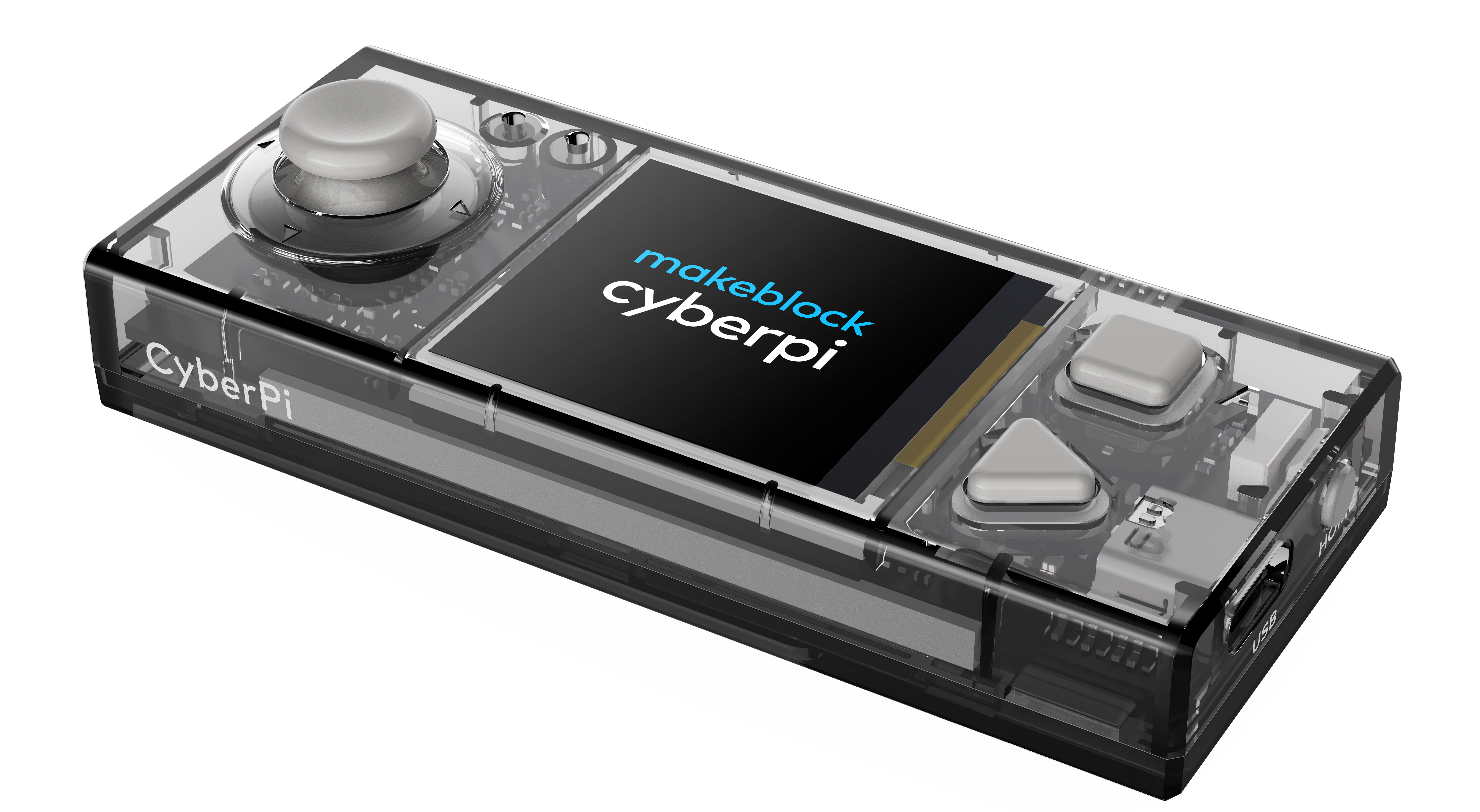 El CyberPi de Makeblock, placa de control con pantalla a color