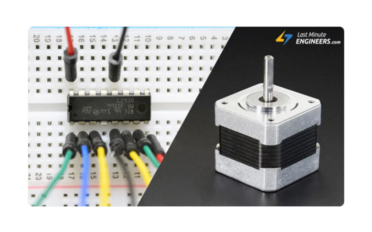 Controla un motor paso a paso con un L293D IC y Arduino