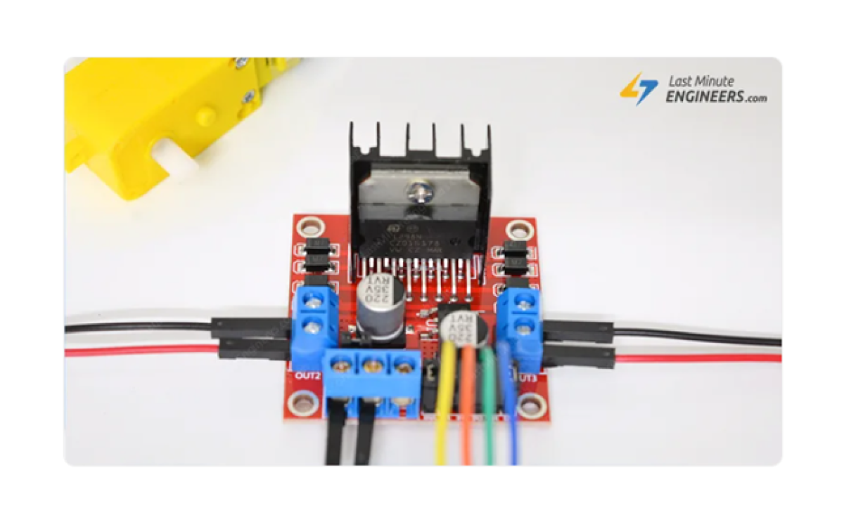 Módulo L298N para control de Motor DC con Arduino