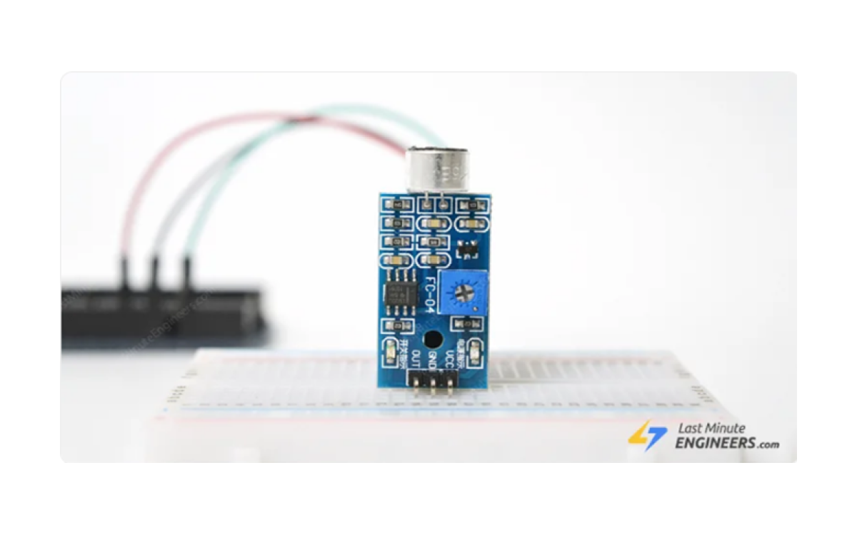 Interfaz del sensor de sonido con Arduino. Controla dispositivos con una palmada