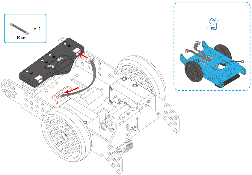 Montaje del mBot Neo, paso 6