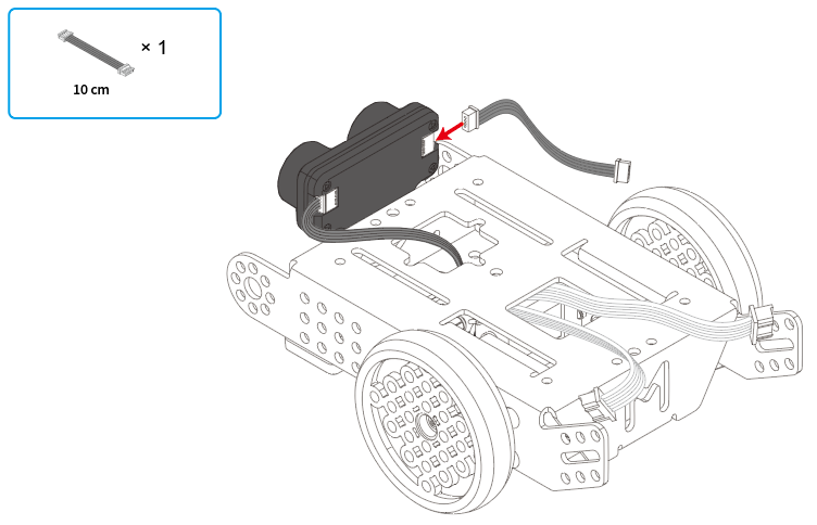 Montaje del mBot Neo, paso 8
