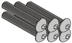 Tornillo M4 de 25 mm